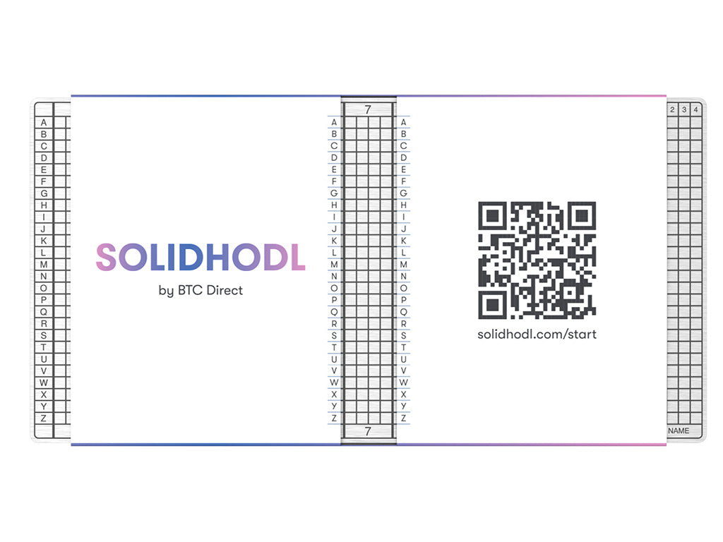 SolidHodl Edelstahl Seed Storage