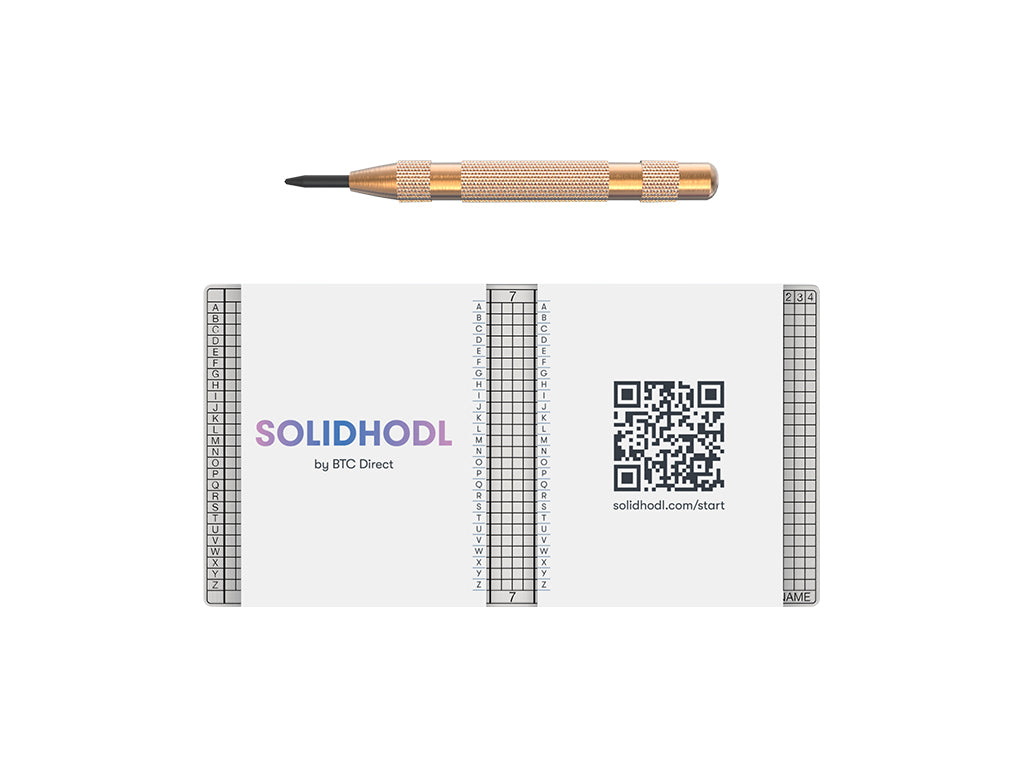 SolidHodl Edelstahl Seed Storage