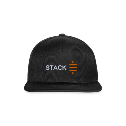 STACK SATS Logo Kappe Schwarz