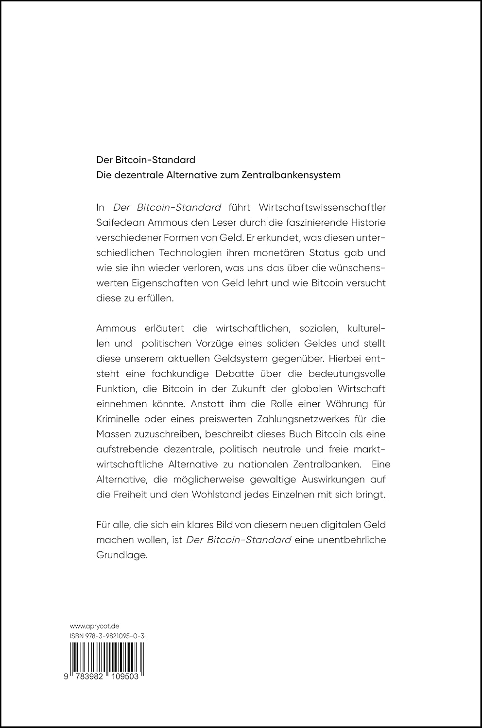 Der Bitcoin-Standard (German)