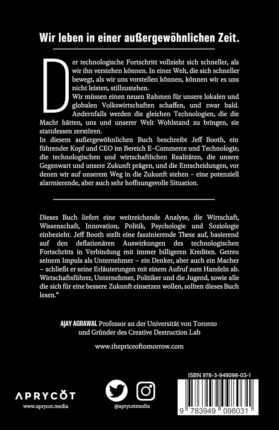 Der Preis der Zukunft (German)